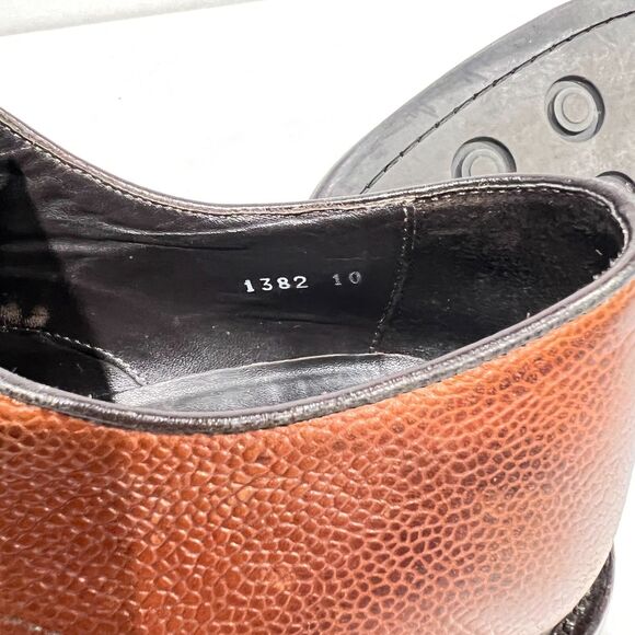 To Boot New York Adam Derrick Mens 10 Shoes Brown Leather Lace Up Oxford 1382 - Picture 12 of 13